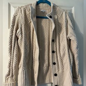 LL Bean button up fisherman’s cardigan
